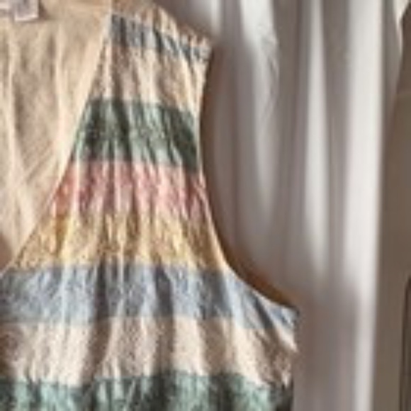 Women's Cherokee Pastel Emgroidered Vest - 3XL - Cotton/Linen Bled - Picture 3 of 9